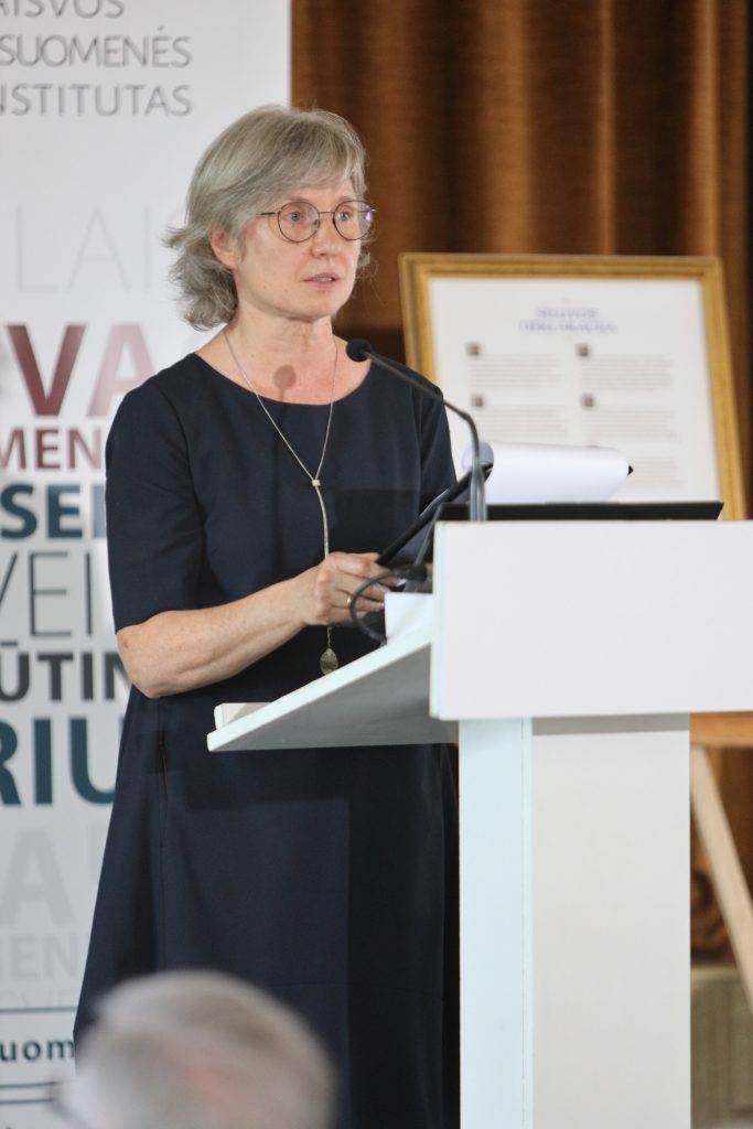 VDU Katalikų teologijos fakulteto lektorė, Krikščionių profsąjungos tarybos narė doc. dr. Lina Šulcienė, nuotr. aut. Erlendas Bartulis